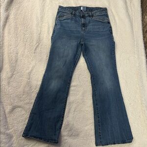 Time and Tru Women's Boot Cut Jeans - Deep Blue